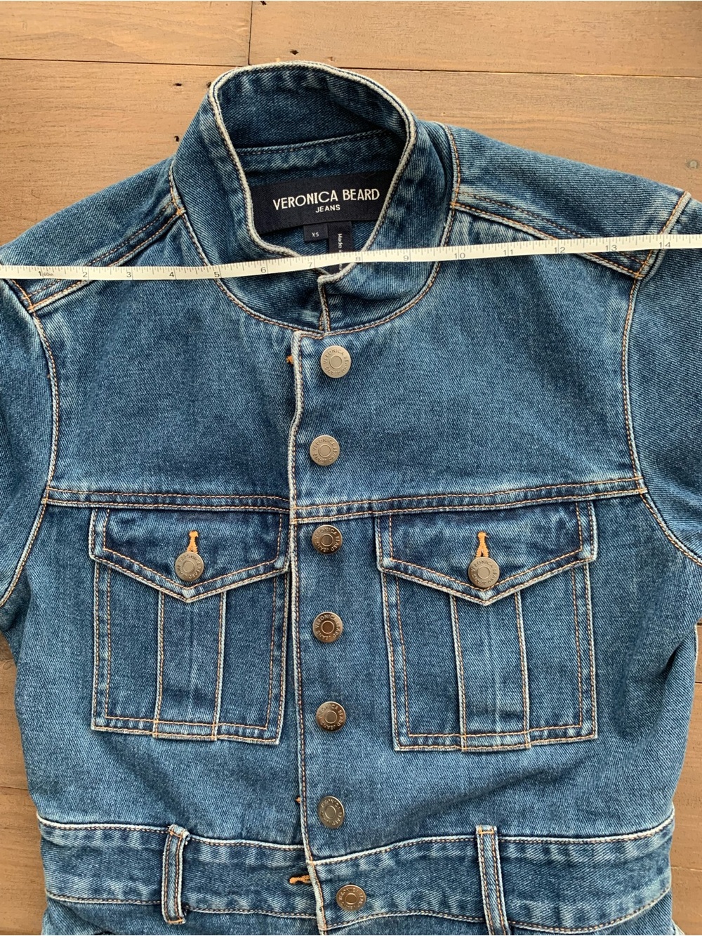 Veronica Beard Tika denim jacket cotton - Picture 10 of 12
